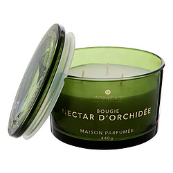 Atmosphera Bougie Parfumée en Verre Glowy 440g Nectar d'Orchidée