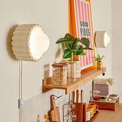 Acheter Atmosphera Lampe Applique Design Lotta 23cm Crème