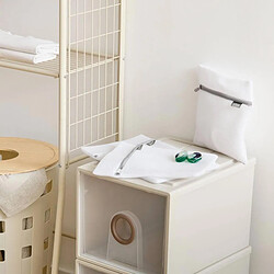 Five Simply Smart Lot de 3 Filets à Linge Machine 35cm Blanc