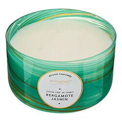 Atmosphera Bougie Parfumée Design Wavy 540g Bergamote & Jasmin
