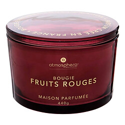 Atmosphera Bougie Parfumée en Verre Glowy 440g Fruits Rouges