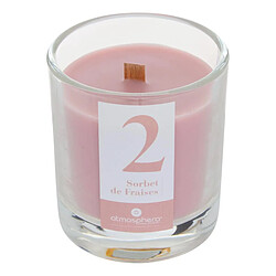 Atmosphera Bougie Parfumée en Verre Numia 180g Sorbet de Fraises