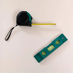 Five simply smart Kit mètre ruban et niveau à bulle Essentiels - 3 m - vert pas cher