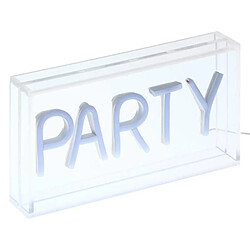 Atmosphera Lampe Néon LED à Poser Party 23cm Jaune