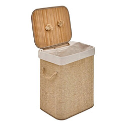 Five Simply Smart Panier à Linge en Bambou Stemy 60L Beige