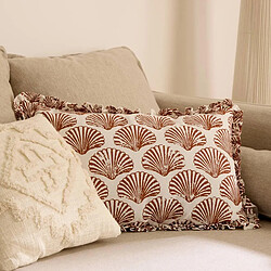Avis Atmosphera Coussin Déco Océania 38x58cm Terracotta