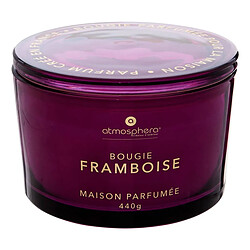 Atmosphera Bougie Parfumée en Verre Glowy 440g Framboise