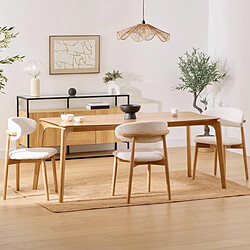 Avis Atmosphera Table à Manger en Bois Ilona 90x180cm Sable