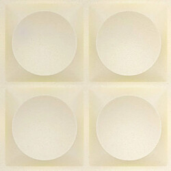 Atmosphera Lot de 2 Stickers Ronds Oren 50x50cm Beige