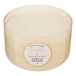 Atmosphera Bougie Parfumée Design Wavy 540g Vanille Ambrée