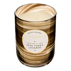 Atmosphera Bougie Parfumée Design Wavy 275g Fève Tonka & Lavande