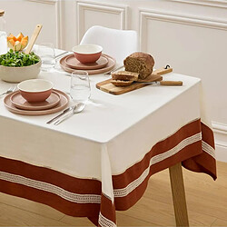 Acheter Atmosphera Nappe en Coton Nuba 150x250cm Blanc