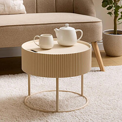 Acheter Atmosphera Table Basse Avec Rangement Juna 45cm Beige