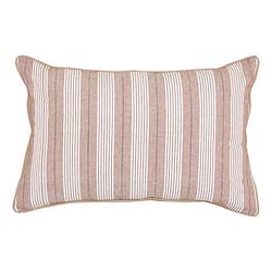 Atmosphera Coussin Déco à Rayures Groove 38x58cm Beige