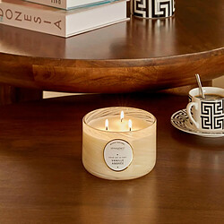 Atmosphera Bougie Parfumée Design Wavy 540g Vanille Ambrée