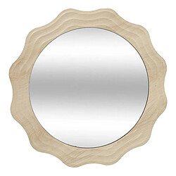 Atmosphera Miroir Design Vague Charlie 55cm Beige