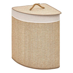 Five Simply Smart Panier à Linge d'Angle Stemy 48L Beige