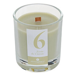 Atmosphera Bougie Parfumée en Verre Numia 180g Zeste de Citron