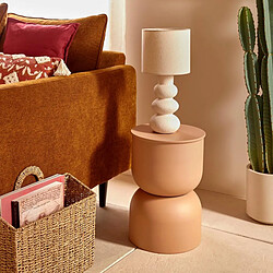 Atmosphera Table d'Appoint Design Palomba 31cm Beige