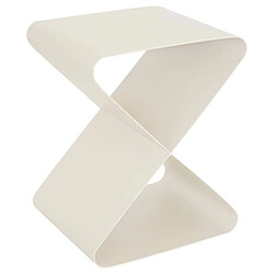 Atmosphera Table d'Appoint Design en Métal Elder 45cm Beige