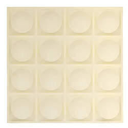 Atmosphera Lot de 2 Stickers Ronds Oren 50x50cm Beige