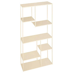 Atmosphera Etagère Bibliothèque 6 Niveaux Gota 180cm Beige