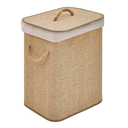 Five Simply Smart Panier à Linge en Bambou Stemy 60L Beige