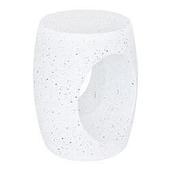 Atmosphera Table d'Appoint Totem Narlon 47cm Blanc