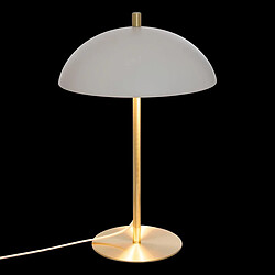 Atmosphera Lampe à Poser Design en Métal Delcia 45cm Blanc
