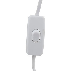 Atmosphera Lampe à Poser en Métal Miria 34cm Blanc