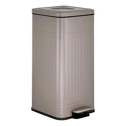 Five Simply Smart Poubelle de Cuisine en Métal Nova 30L Nougat