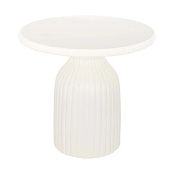 Atmosphera Table d'Appoint Totem Mudan 55cm Ivoire