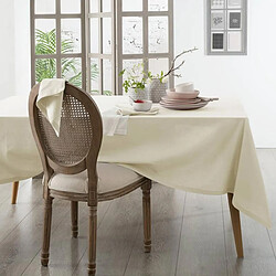 Avis Atmosphera Nappe Rectangulaire Chambray 140x240cm Beige