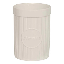 Five Simply Smart Pot à Ustensiles en Céramique Monty 17cm Blanc