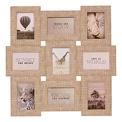 Atmosphera Pêle-Mêle Déco 9 Photos Isis 58cm Beige