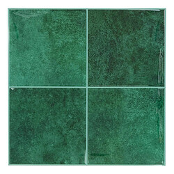 Atmosphera Lot de 2 Stickers Décoratifs Caro 25x25cm Vert