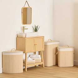 Avis Five Simply Smart Panier à Linge d'Angle Stemy 48L Beige