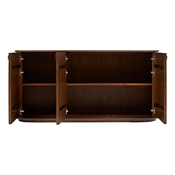 Atmosphera Buffet 3 Portes en Bois Rikaya 160cm Marron - Buffet de ...