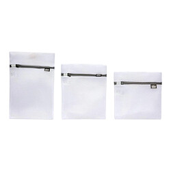 Five Simply Smart Lot de 3 Filets à Linge Machine 35cm Blanc