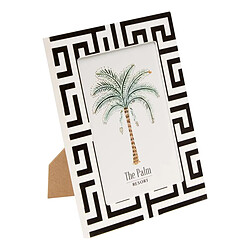 Atmosphera Cadre Photo Déco The Palm Resort 10x15cm Noir & Blanc