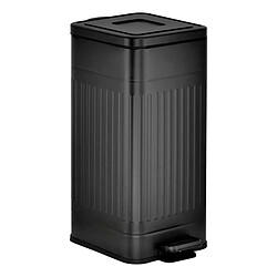 Five Simply Smart Poubelle de Cuisine en Métal Nova 30L Noir