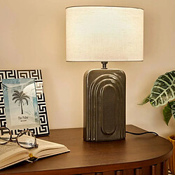 Avis Atmosphera Lampe à Poser en Céramique Monia 42cm Noir