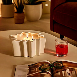 Atmosphera Bougie Parfumée en Céramique Sienna 850g Vanille Ambrée