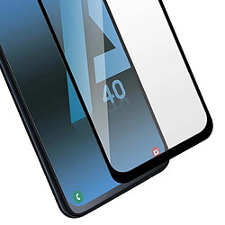 Mocolo Verre d'Écran 3D Galaxy A40 Noir / Transparent pas cher
