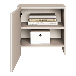 Avis SELSEY - Table de chevet SUNDS - 50 cm - Beige