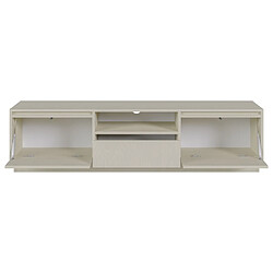 Acheter SELSEY - Meuble TV EVO - 154 cm - beige