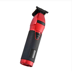 INF Tondeuse à Cheveux Électrique Professionnelle - Kit de Coupe Sans Fil pour Coiffeurs Red