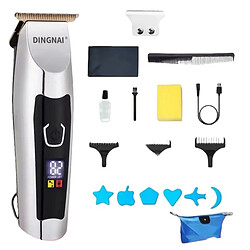 INF Tondeuse à Cheveux Électrique LCD Professionnelle & Lame de Rechange - Idéale pour le Toil