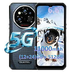 Smartphone OUKITEL WP55 Ultra 11 000 mAh 6,6" 120 Hz, (12 + 24) Go 512Go Android 15 Gris