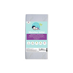 EASY DORT Matelas 50x100 cm berceau bébé Bambou